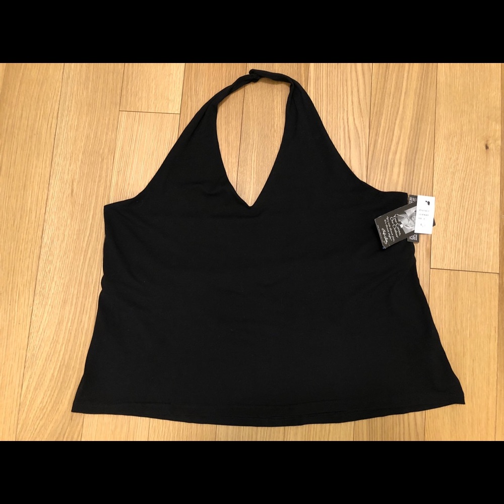 Black Halter Plus Size 4 NEW WITH TAGS